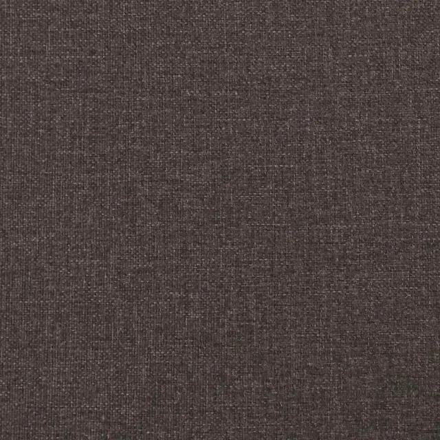 Cadre de lit sans matelas Hvar marron foncé 200x200 cm tissu