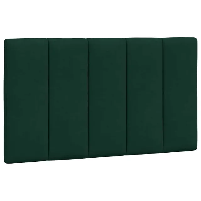 Cadre de lit sans matelas Hanko vert foncé 80x200 cm velours