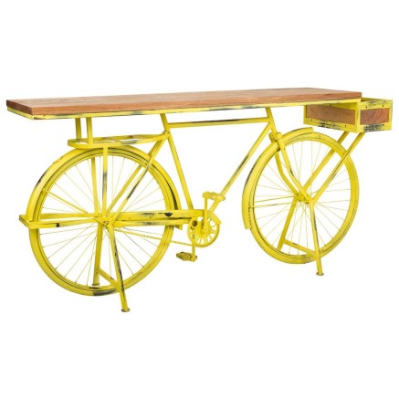 Eingangsbereich Alexandra House Living Bike Gelb 46 x 93 x 187 cm
