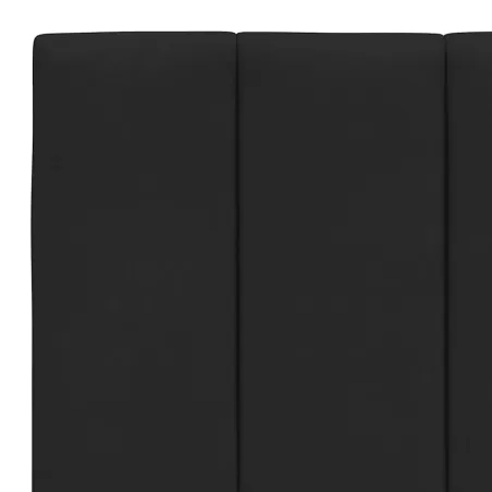 Cadre de lit sans matelas Hanko noir 200x200 cm velours