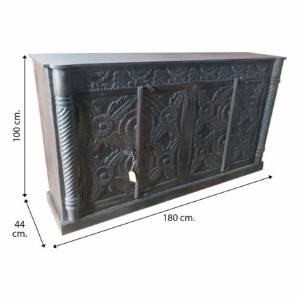 Dientafel Alexandra House Living Bruin Acacia Mangohout 44 x 100 x 180 2