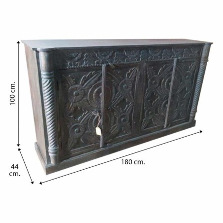 Credenza Alexandra House Living Marrone Acacia Legno di mango 44 x 100