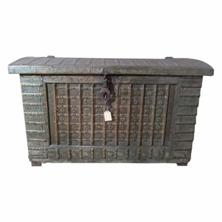 Chest Alexandra House Living Brown Iron Acacia Mango wood 46 x 88 x 13