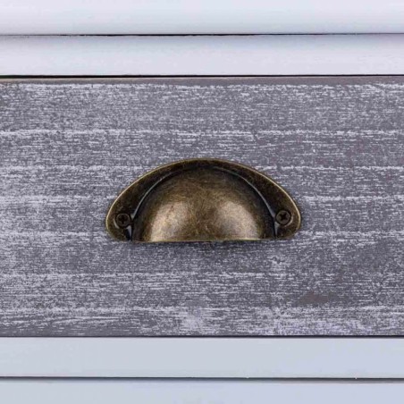 Ladenkast Alexandra House Living Wit Paulownia hout Hout MDF 25 x 76 x