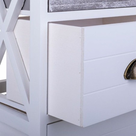 Ladenkast Alexandra House Living Wit Paulownia hout Hout MDF 25 x 76 x