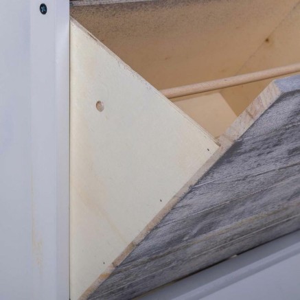 Schoenenrek Alexandra House Living Wit 28 x 58 x 50 cm 1 lade 2
