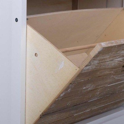 Zapatero Alexandra House Living Blanco 28 x 58 x 50 cm 1 cajón 2