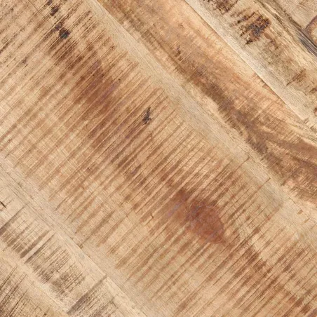 Table basse Ø68x43 cm Bois de manguier brut