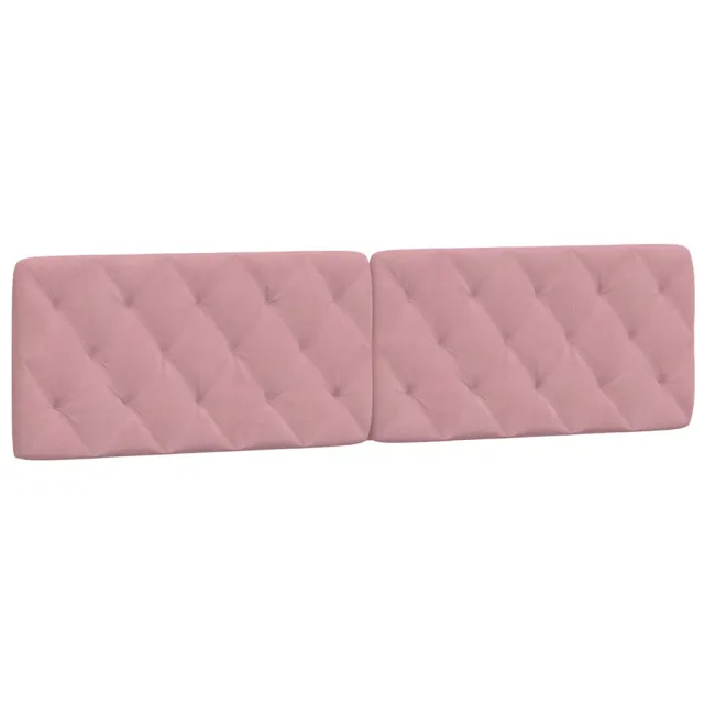 Cadre de lit sans matelas rose 200x200 cm velours