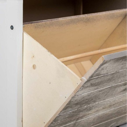 Shoe Rack Alexandra House Living White 28 x 98 x 50 cm 2 drawers 2