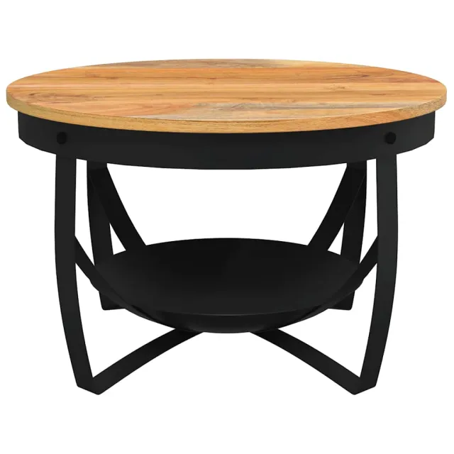 Table basse Ø68x43 cm Bois d'acacia solide