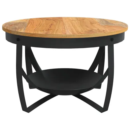 Table basse Ø68x43 cm Bois d'acacia solide