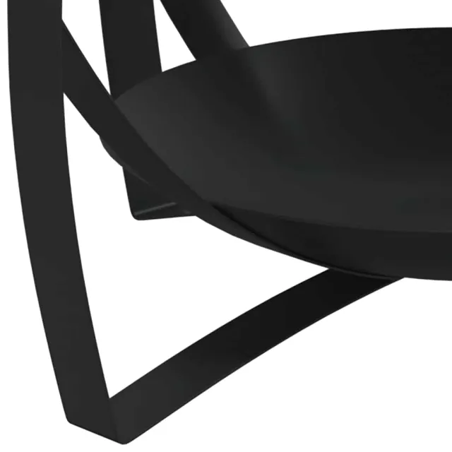 Table basse Ø68x43 cm Bois de récupération massif