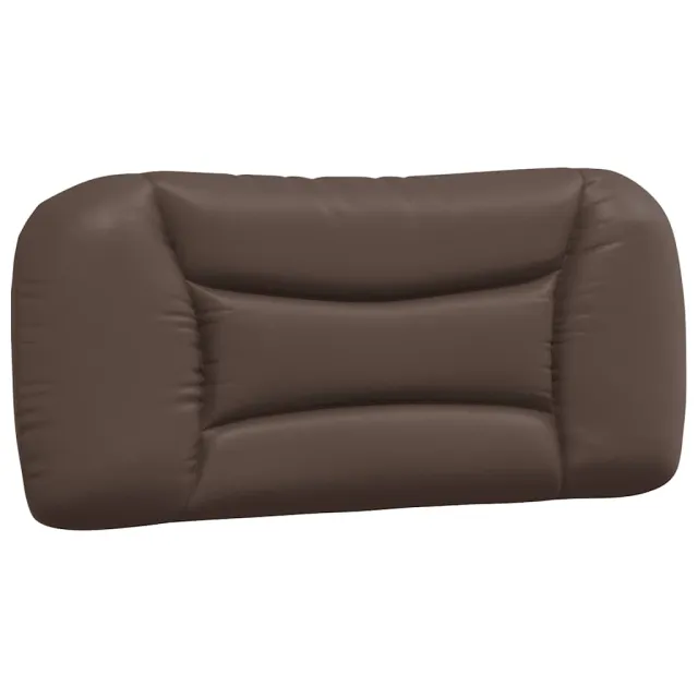 Cadre de lit sans matelas Hvar marron 80x200 cm similicuir