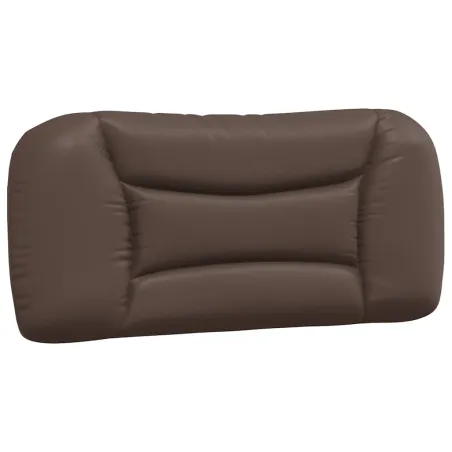 Cadre de lit sans matelas Hvar marron 80x200 cm similicuir