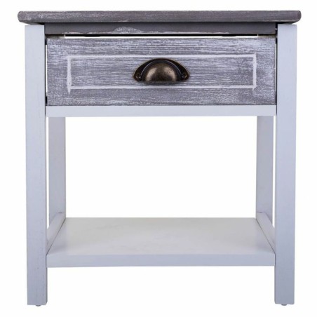 Comodino Alexandra House Living Bianco 29 x 42 x 40 cm