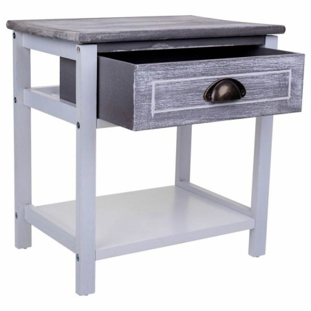 Comodino Alexandra House Living Bianco 29 x 42 x 40 cm