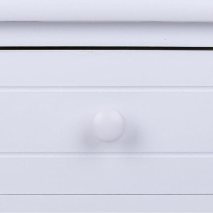 Nightstand Alexandra House Living White 29 x 42 x 40 cm 2