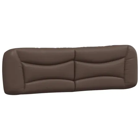 Cadre de lit sans matelas Hvar marron 180x200 cm similicuir