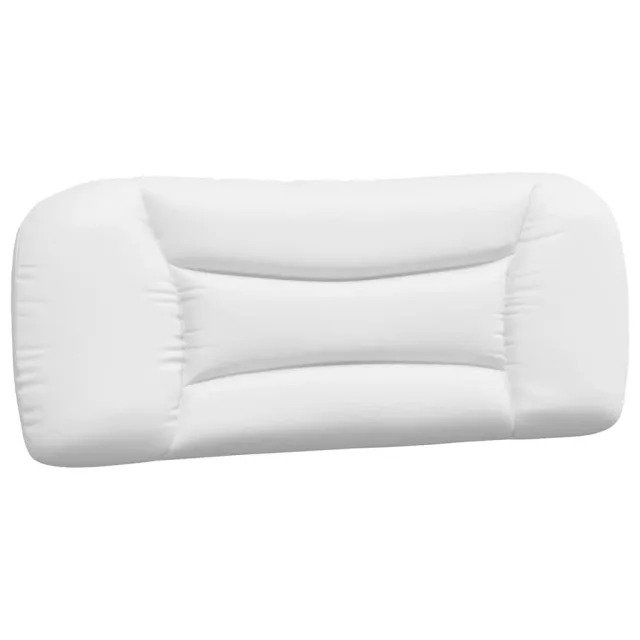 Cadre de lit sans matelas Hvar blanc 100x203 cm similicuir
