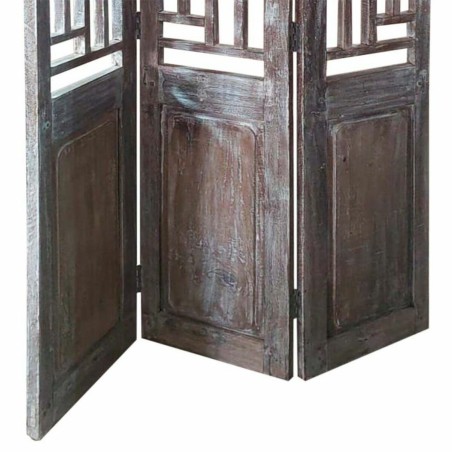 Folding screen Alexandra House Living Brown Acacia Mango wood 3 x 176