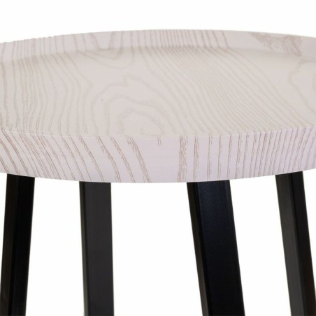 Tavolino da Caffè Alexandra House Living Bianco Ferro Legno MDF 45 x