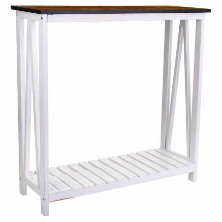 Meuble d'Entrée Alexandra House Living Blanc 30 x 80 x 80 cm
