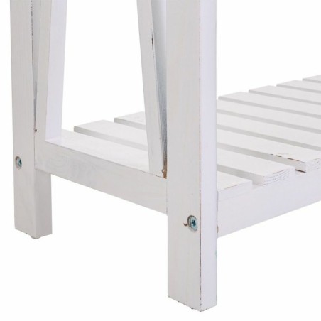 Meuble d'Entrée Alexandra House Living Blanc 30 x 80 x 80 cm
