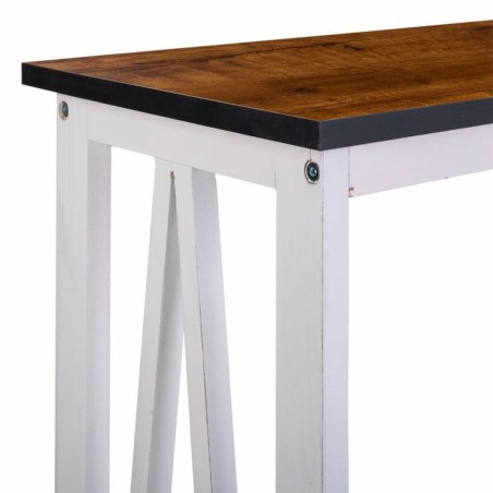 Meuble d'Entrée Alexandra House Living Blanc 30 x 80 x 80 cm