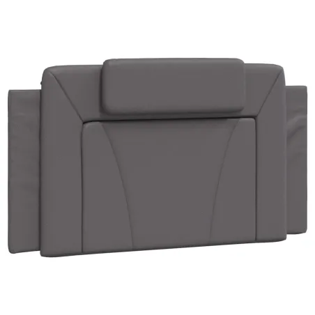 Cadre de lit Viana sans matelas gris 100x200 cm similicuir