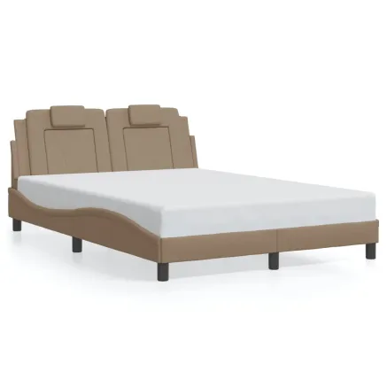 Cadre de lit Viana sans matelas cappuccino 120x200 cm similicuir 2