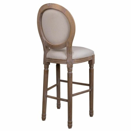 Tabouret Alexandra House Living Crème Caoutchouc Bois 46 x 116 x 52 c