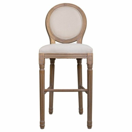 Tabouret Alexandra House Living Crème Caoutchouc Bois 46 x 116 x 52 c