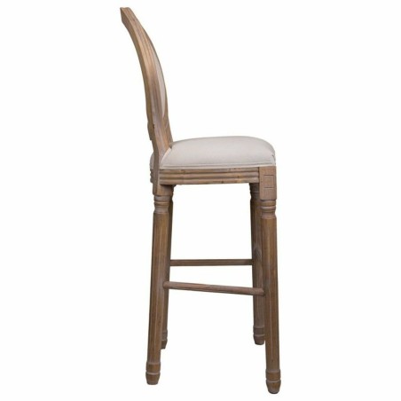 Tabouret Alexandra House Living Crème Caoutchouc Bois 46 x 116 x 52 c