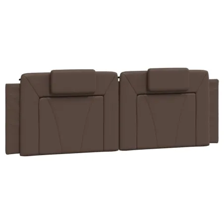Cadre de lit Viana sans matelas marron 160x200 cm similicuir
