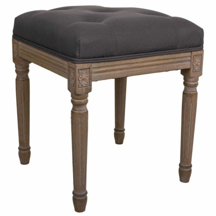 Kruk Alexandra House Living Grijs Rubber Hout 41 x 48 x 41 cm