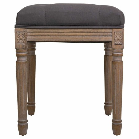 Hocker Alexandra House Living Grau Gummi Holz 41 x 48 x 41 cm