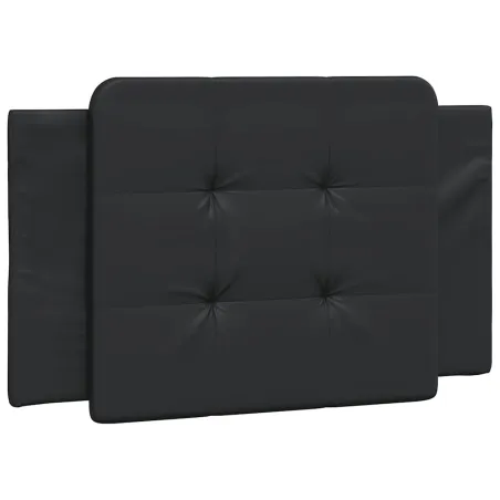 Cadre de lit sans matelas Zadar noir 90x190 cm similicuir