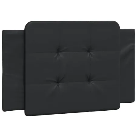 Cadre de lit sans matelas Zadar noir 90x200 cm similicuir