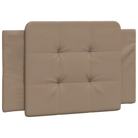 Cadre de lit sans matelas Zadar cappuccino 90x200 cm similicuir