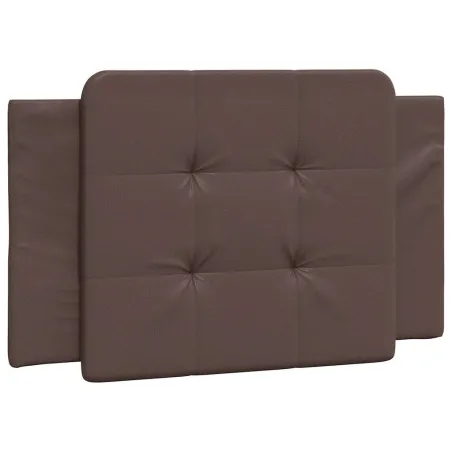 Cadre de lit sans matelas Zadar marron 100x200 cm similicuir