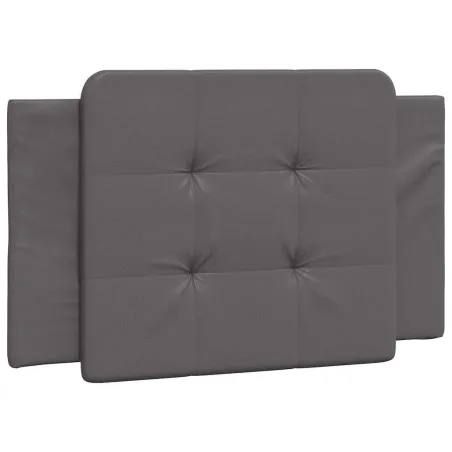Cadre de lit sans matelas Zadar gris 100x200 cm similicuir