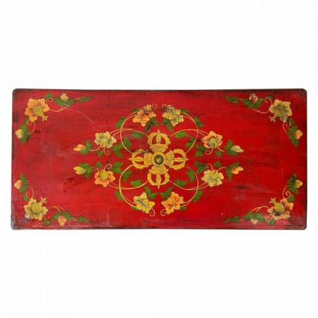 Cassettiera multiuso Alexandra House Living Rosso Legno Legno di olmo