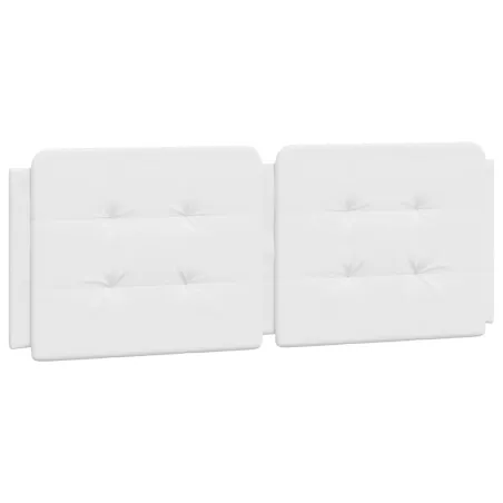 Cadre de lit sans matelas Zadar blanc 120x200 cm similicuir