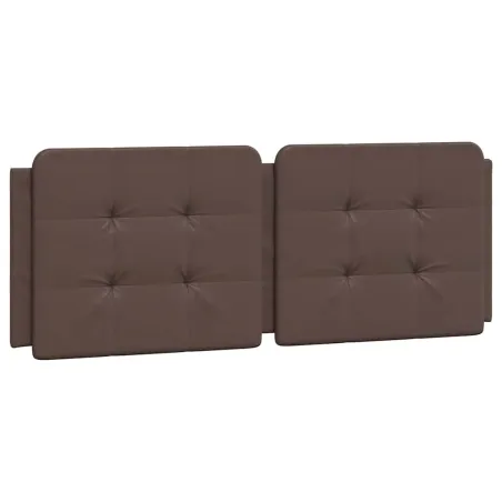Cadre de lit sans matelas Zadar marron 120x200 cm similicuir