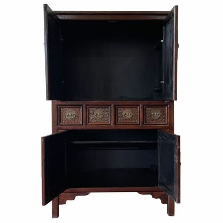 Kast Alexandra House Living Bruin Hout Elmhout 62 x 160 x 100 cm