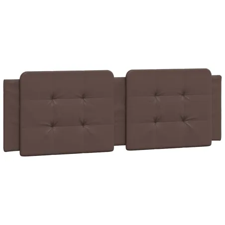 Cadre de lit sans matelas Zadar marron 160x200 cm similicuir