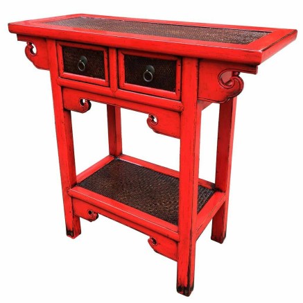 Meuble d'Entrée Alexandra House Living Rouge 35 x 80 x 85 cm