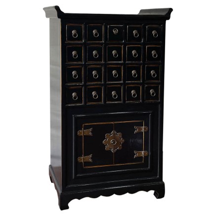 Aparador Alexandra House Living Negro Madera Madera de olmo 32 x 98 x