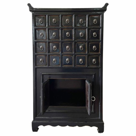 Credenza Alexandra House Living Nero Legno Legno di olmo 32 x 98 x 55